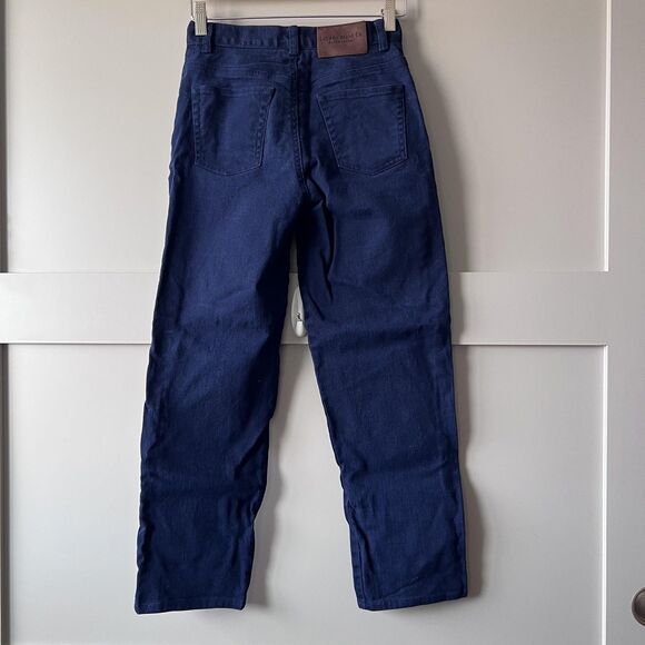 Lauren Jeans Co Ralph Lauren Jeans Womens 2P Petite Mid Rise Straight Preppy - Picture 2 of 12